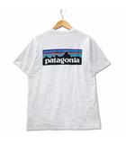 Responsibili-Tee バックロゴ クルーネック 半袖 プリント Tシャツ 白 XS