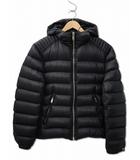 プラダ PRADA 三角プレート ナイロン ジップ ダウンジャケット 50(L) BLACK(ブラック)