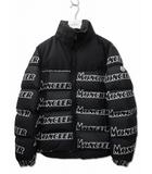 モンクレール MONCLER FAIVELEY GIUBBOTTO ロゴ プリント ナイロン ジップ ダウンジャケット 2(L) BLACK/WHITE(ブラック/ホワイト)