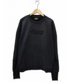 ドリューハウス drew house Secret Embroidered Crewneck クルーネック USED加工 エンブロイダリー スウェット トレーナー M BLACK(ブラック)
