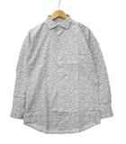 プリント 長袖 シャツ M GRAY(グレー) 春秋