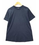 クルーネック 半袖 無地 プルオーバー カットソー Tシャツ NAVY(ネイビー) 春夏