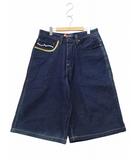 5P ジップフライ ハーフ デニムパンツ ジーンズ 34 INDIGO インディゴ