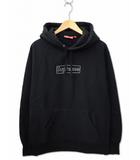 シュプリーム SUPREME Supreme×KAWS シュプリーム×カウズ Chalk Logo Hooded Sweatshirt チョーク ロゴ フーディー スウェットシャツ パーカー S BLACK(ブラック)