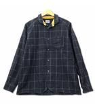 フラボア FRAPBOIS コットン チェック シャツ 2 ブラック