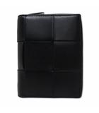 ボッテガヴェネタ BOTTEGA VENETA 649596 マキシイントレチャート ジップアラウンドウォレット 財布 BLACK(ブラック)