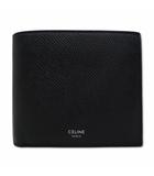 セリーヌ CELINE 10C873BEN.38SI バイフォールドウォレット / グレインドカーフスキン 二つ折り 財布 BLACK(ブラック)