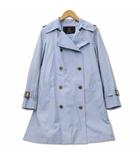 イネド INED コットン ブレンド トレンチコート 7 ブルー