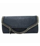ステラマッカートニー STELLA McCARTNEY 391835 FALABELLA ファラベラ エコレザー ウォレット 長財布 NAVY(ネイビー)