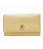 シャネル CHANEL A20909 レザー ココボタン 6連 キーケース BEIGE(ベージュ)
