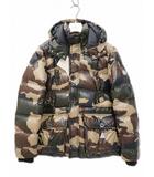 モンクレール MONCLER SAUTERNE 迷彩 カモフラージュ柄 ナイロン ジップ ダウンジャケット 3(XL) CAMOUFLAGE(カモフラージュ)
