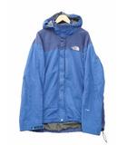 ザノースフェイス THE NORTH FACE ロゴ刺繍 ジップアップ フーデッド マウンテンパーカー XL BLUE ブルー AA5F