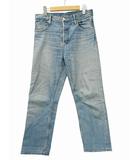 ブラック バイ マウジー BLACK by moussy blkby Jeans コットン テーパード デニムパンツ 26 BLUE(ブルー)