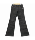 コットン カラーパンツ 76 ブラック