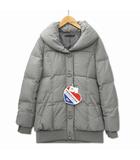 ヘザー Heather ボリュームカラー PYRENEES DUCK フレンチダウンジャケット グレー M