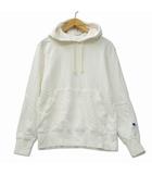 チャンピオン CHAMPION コットン スウェット プルオーバー パーカー S ホワイト