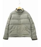 ビームス BEAMS スタンドカラー グレンチェック ダウンジャケット M GRAY(グレー) 秋冬