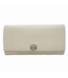 ロエベ LOEWE C821ACWX05 アナグラム コンチネンタル ウォレット (ペブルグレインカーフ) 長財布 LIGHT GHOST(ライトゴースト)