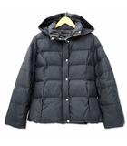 ルスーク Le souk フーディ フルジップ ダウン ジャケット 36 ブラック