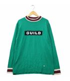 ギルドプライム GUILD PRIME リブネック 長袖 ハイゲージ ニット セーター 3 GREEN グリーン 71N76-501-74
