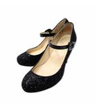 カリアング KariAng レッドソール グリッター ストラップ ハイヒール パンプス シューズ ブラック 23