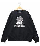 チャンピオン CHAMPION WASHED OUT ヴィンテージプリント クルーネック 裏起毛 スウェット トレーナー L BLACK ブラック C8-A044R