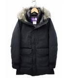 ノースフェイス パープルレーベル THE NORTH FACE PURPLE LABEL ND2557N 65/35 Long Serow 65/35クロス ロングセロー ダウンジャケット コート S BLACK(ブラック)