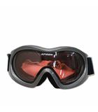 スプーン SPOON スキースノーボード ゴーグル メタリックグレー × レッドピンク