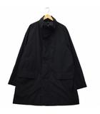 バーバリー ロンドン BURBERRY LONDON フルジップ スタンドカラー ロングコート LL BLACK ブラック BBN73-516-09