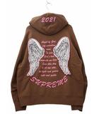シュプリーム SUPREME 2021AW Guardian Hooded Sweatshirt ガーディアン フーデッド スウェットシャツ パーカー L DARK BROWN ダークブラウン
