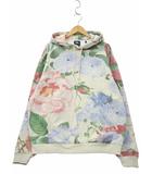 キスニューヨークシティ KITH NYC PEONY PRINT HOODIE ピオニー プリント フーディ パーカー L BLUE ブルー