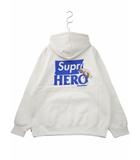 シュプリーム SUPREME × ANTIHERO アンタイヒーロー 2022SS Hooded Sweatshirt フーデッド スウェットシャツ パーカー L WHITE ホワイト