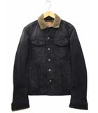ディーゼル DIESEL ボタンアップ 3rd ボア デニムジャケット ジージャン M BLACK ブラック