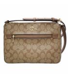 コーチ COACH 91013 PVC×レザー シグネチャー ショルダーバッグ