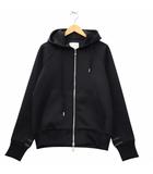 エストネーション ESTNATION ダンボールニット ジップアップ パーカー M BLACK ブラック 92-234-13-080006