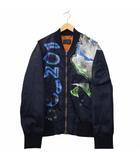 ディーゼルブラックゴールド DIESEL BLACK GOLD JIBOMB-PRINT JACKET MA-1 ジボム プリント ジャケット MA-1 ブルゾン 50 DARK NAVY ダークネイビー