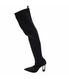  YELLO イエロ TOKYO ブラック ロング ニーハイブーツ XL BLACK ブラック