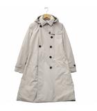 ムーレー MOORER ROLITA-STP ロリータ ダブルブレスト フーデッド ダウン トレンチコート 40 BEIGE ベージュ