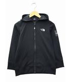 ザノースフェイス THE NORTH FACE Square Logo Full Zip スクエア ロゴ フルジップ パーカー 140 BLACK(ブラック)