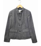 オールドイングランド OLD ENGLAND ウール シルク混 ツイード ジャケット 36(S) CHARCOAL(チャコール) 秋冬