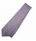 グッチ GUCCI シルク ワイドタイ ジャガード ネクタイ LILAC/BROWN(ライラック/ブラウン)