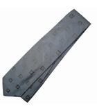 グッチ GUCCI シルク ロゴ 総柄 ワイドタイ ネクタイ CHARCOAL(チャコール)