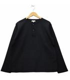 B&Y ユナイテッドアローズ BEAUTY&YOUTH ビューティー&ユース ヘンリーネック ニット プルオーバー トップス S BLACK ブラック 1212-180-7024