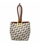 ロペ ROPE モノグラム ワンハンドル バッグ ワイン