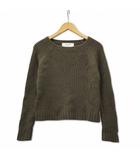 ビームスライツ BEAMS Lights リブ ニット トップス カーキオリーブ