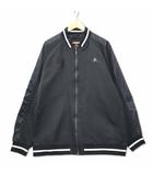 ルコックスポルティフ le coq sportif GOLF COLLECTION ゴルフ 大きいサイズ 刺繍ロゴ ジップアップ ブルゾン ジャケット ブラック 5L