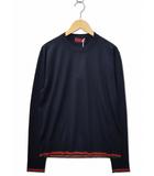 グッチ GUCCI 2025SS 814531 クルーネック シェリーライン 長袖 ウール 薄手 ニット セーター L NAVY(ネイビー)