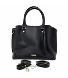 ドレスキップ DRESKIP 2Way タッセル付き ハンドバッグ トートバッグ ブラック