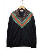 グッチ GUCCI 575734 XJBA5 GGスター トラックジャケット ジャージ ブルゾン M BLACK(ブラック)