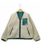 ザノースフェイス THE NORTH FACE リバーシブル エクストリーム パイル カーディ カーディガン S OATMEAL × TNF GREEN オートミール × TNFグリーン NP72334